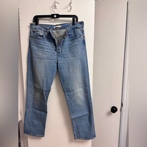 Madewell Petite Stovepipe Jeans in Euclid Wash